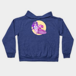 Pink mermaid princess Kids Hoodie